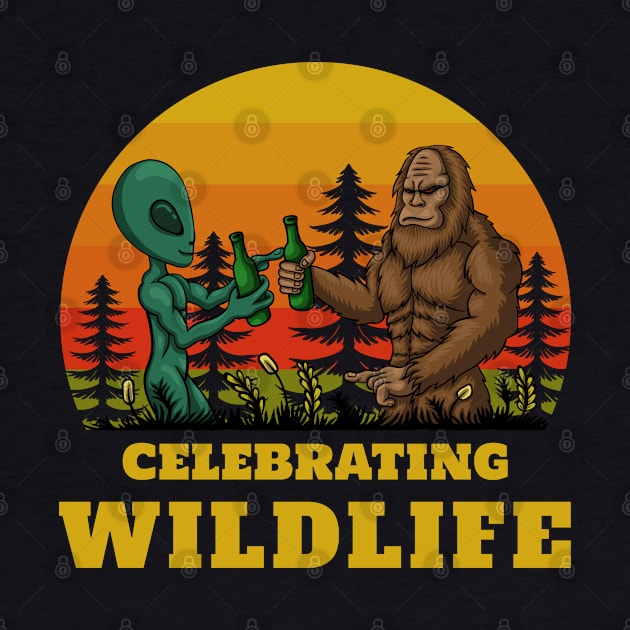 Squatch funny quote - Celebrating wildlife by Obey Yourself Now